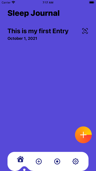 Sleepjournal Night Screenshot