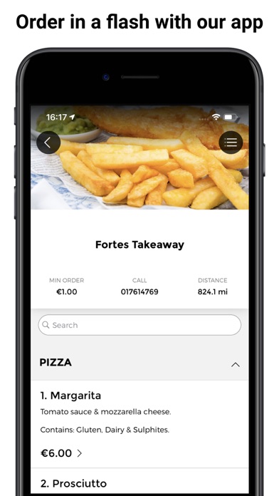 Fortes - Italian Food Delivery Screenshot