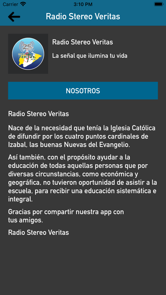#2. Radio Stereo Veritas (iOS) 由: Augusto Ferleny De Leon