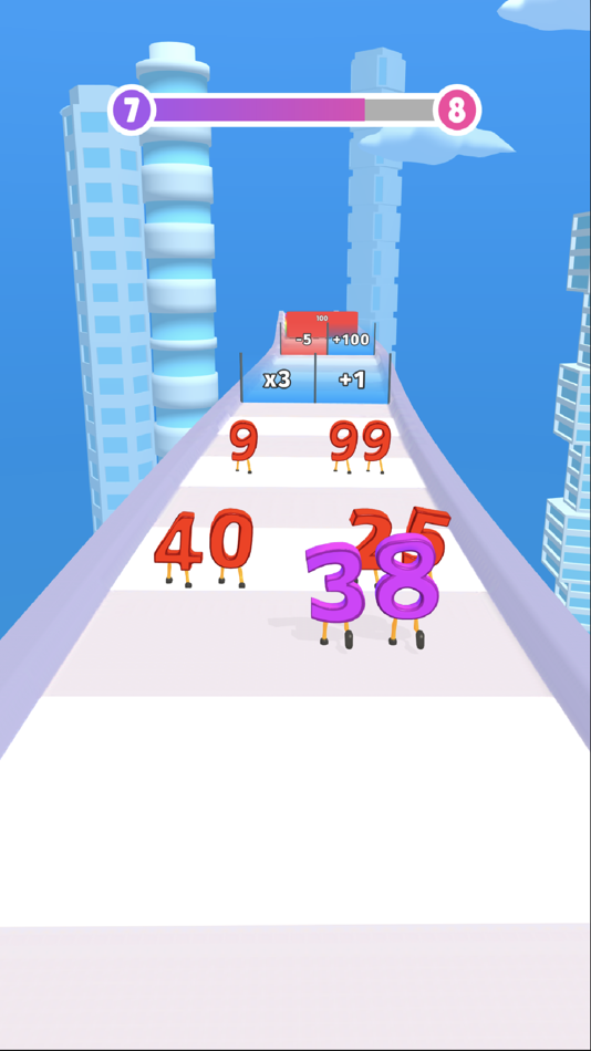 #7. Digit Run 3D (iOS) 由: Ela Game