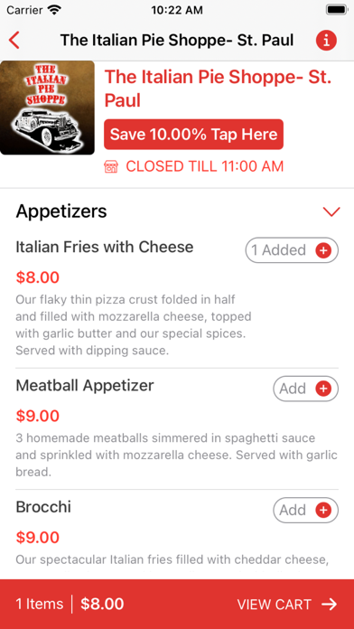 The Italian Pie Shoppe Screenshot