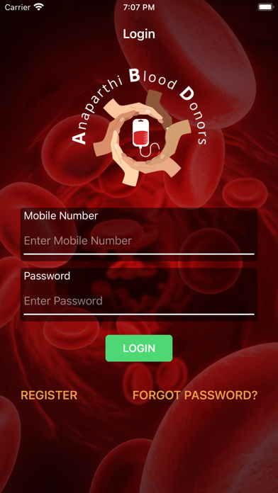 ANAPARTHI BLOOD DONORS Screenshot