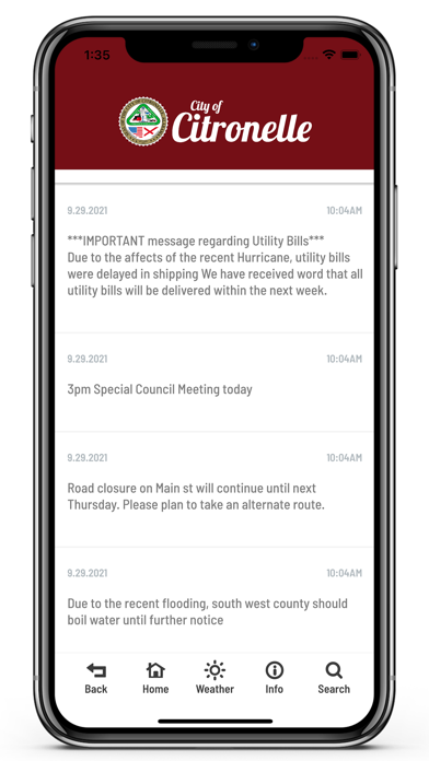 City of Citronelle Screenshot
