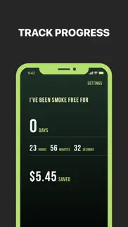 stop smoking cessation－tracker iphone screenshot 3