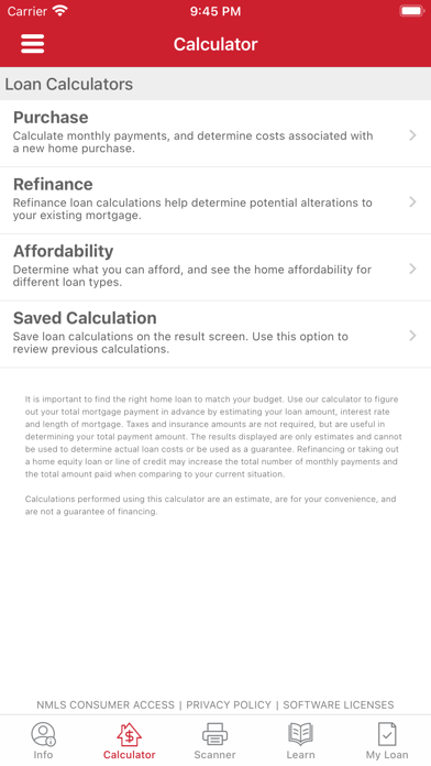Texas United Mortgage Screenshot