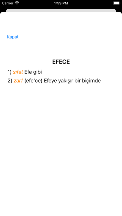 Kelime Tüyo - Sözlük Screenshot