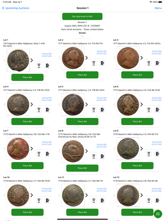 Screenshot #4 pour Early Cents Auctions