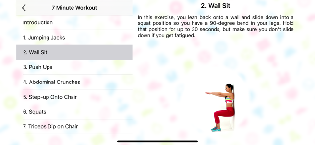 ‎7 Minute TV Workout Screenshot