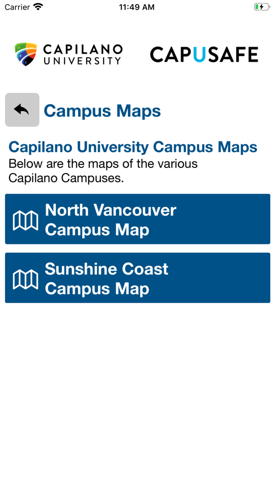 #7. CapUSafe (iOS) 由: Capilano University
