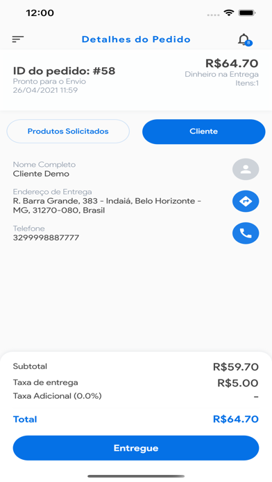 Now Delivery - Entregadores Screenshot
