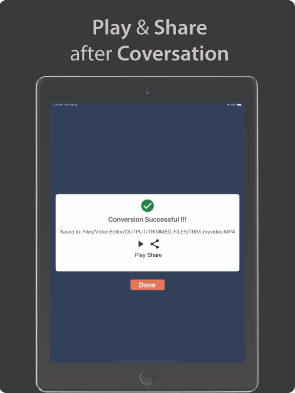 Cut, Trim, Split Video Editor iPad screenshot 6 - Photo & Video app