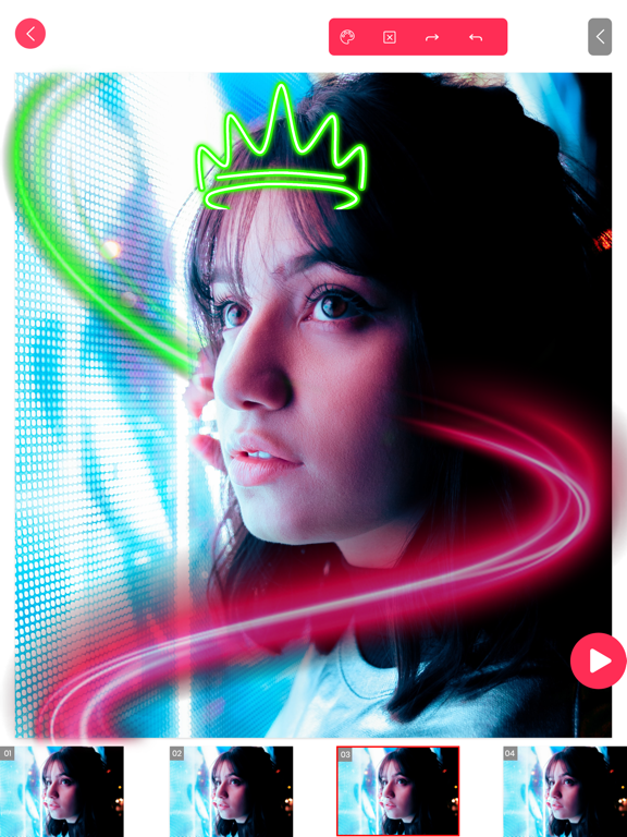 Screenshot #6 pour Scribble Neon Video Animations