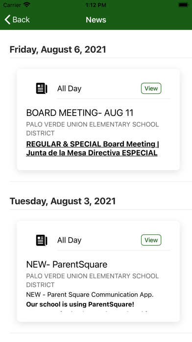 Palo Verde USD Screenshot