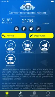 denver airport (den) + radar iphone screenshot 1