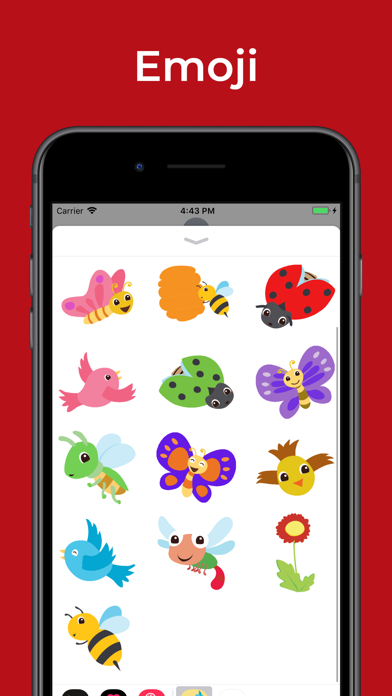 Screenshot #2 pour Animals birds stickers & emoji