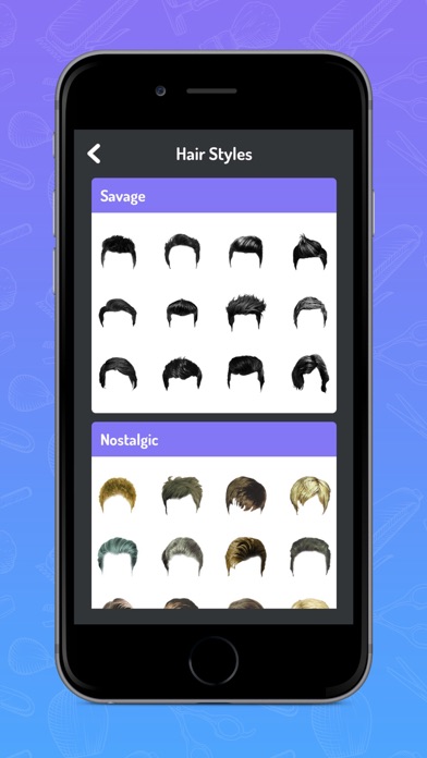 Mens Hairstyle Changer Screenshot