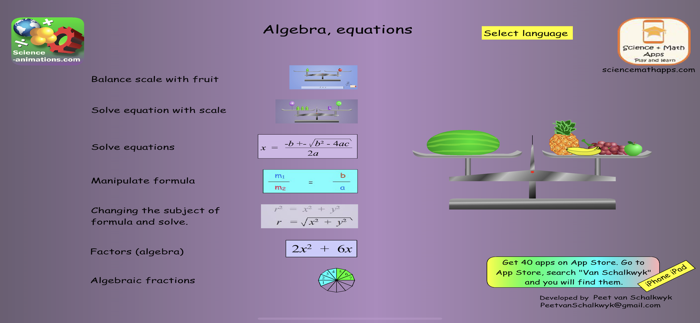 Algebra Equations