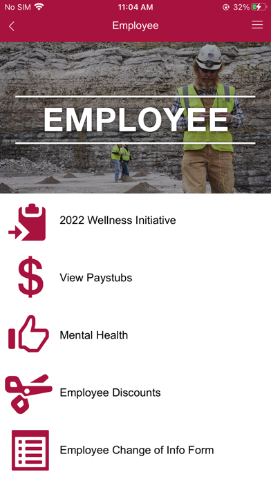 AMR Employee App Screenshot