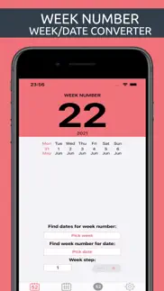 week numbers with widget iphone screenshot 2