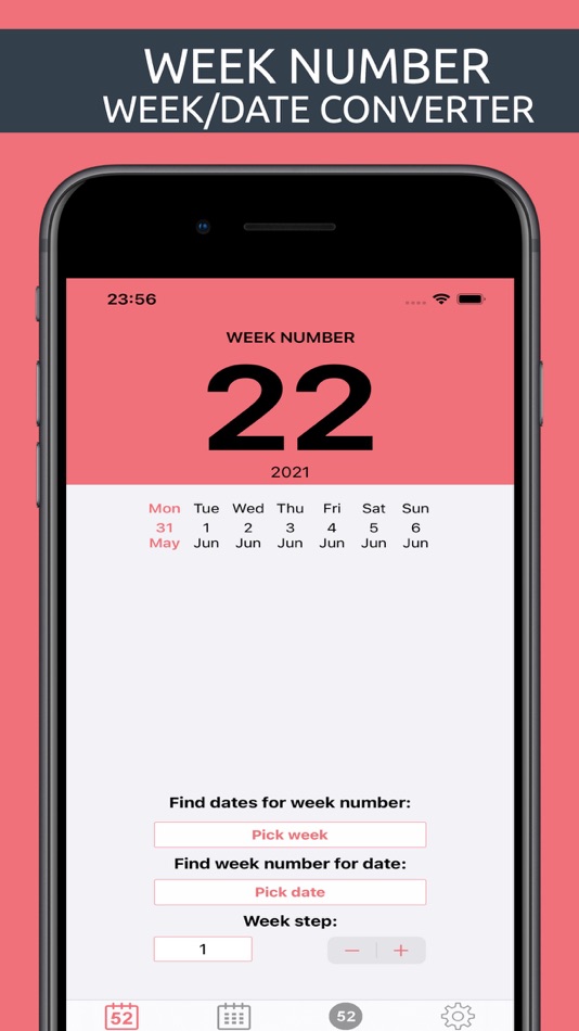 #2. Week numbers with widget (iOS) By: Trond Rossvoll