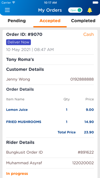 Bungkusit for Merchants Screenshot