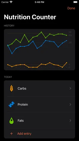 Game screenshot Nutrition Counter apk