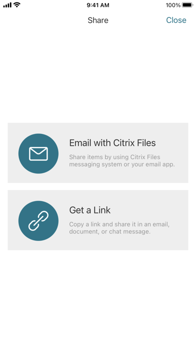 Screenshot #2 pour Citrix Files for XenMobile