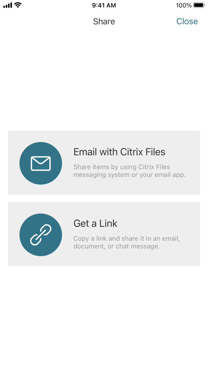 Citrix Files for XenMobile