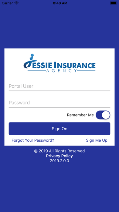 Jessie Insurance Screenshot