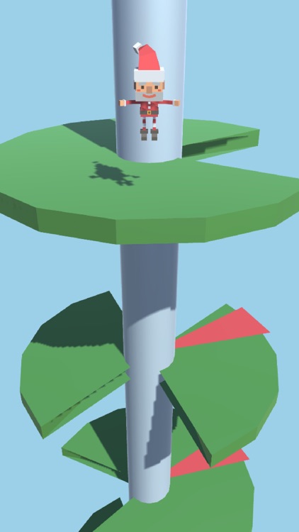 Helix Jump : Santa Claus