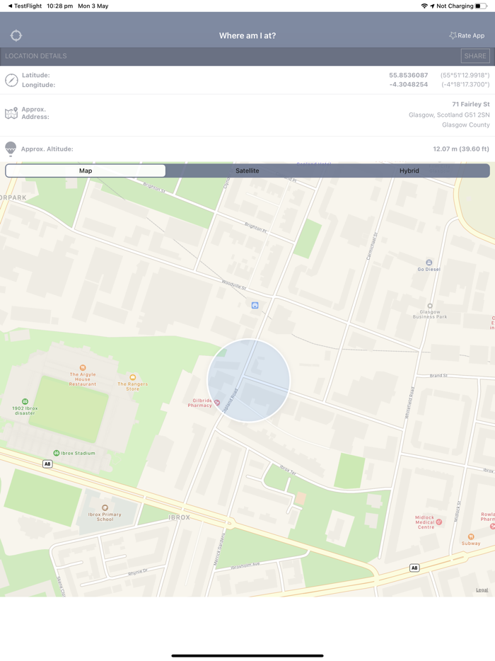 Where Am I At - GPS Maps App