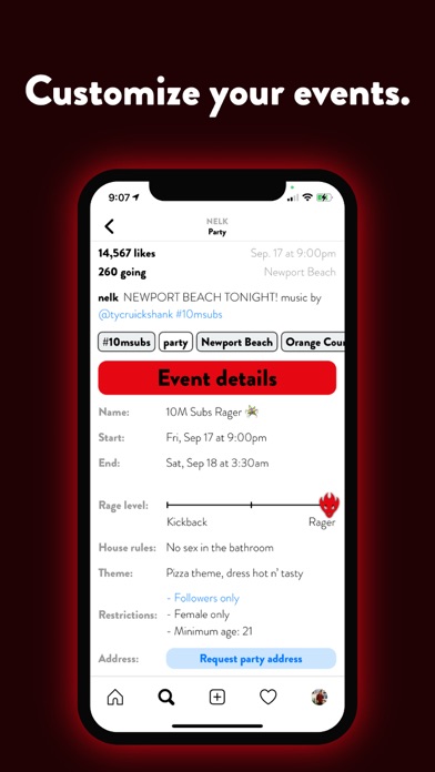 Rage - Parties Near You Screenshot