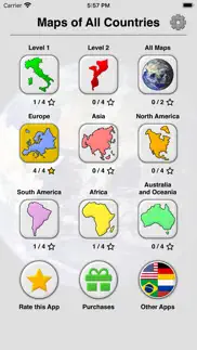 maps of all countries geo-quiz iphone screenshot 3