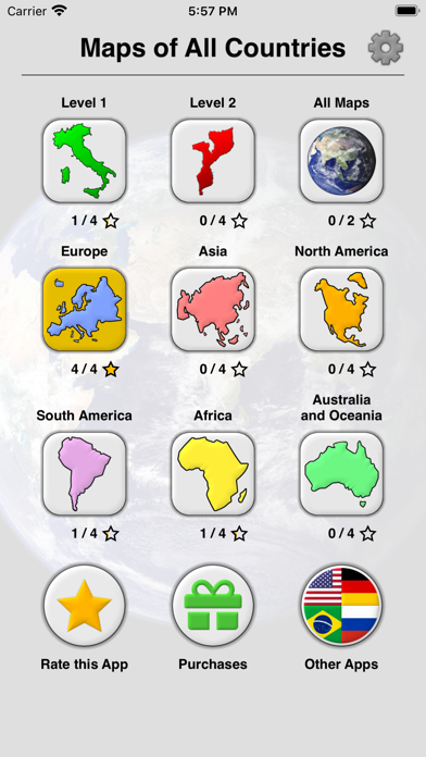 Maps of All Countries in the World: Guess Map Quiz screenshot 3
