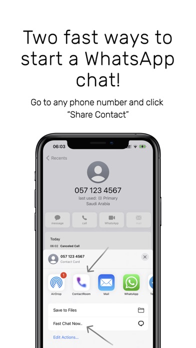 Contact Room Screenshot