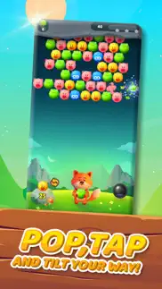 bubble shooter: animal world iphone screenshot 2