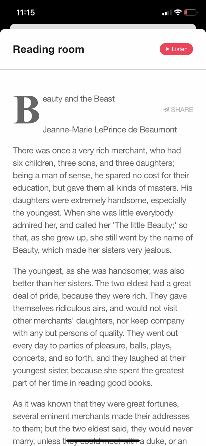 Text to Speech Reader App