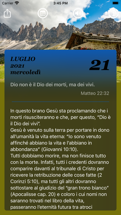 Calendario Una Parola Per Oggi Screenshot
