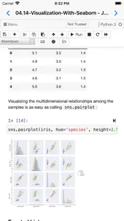 carnets - jupyter (with scipy) iphone screenshot 4