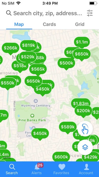 CJ Barrett Realtors Screenshot