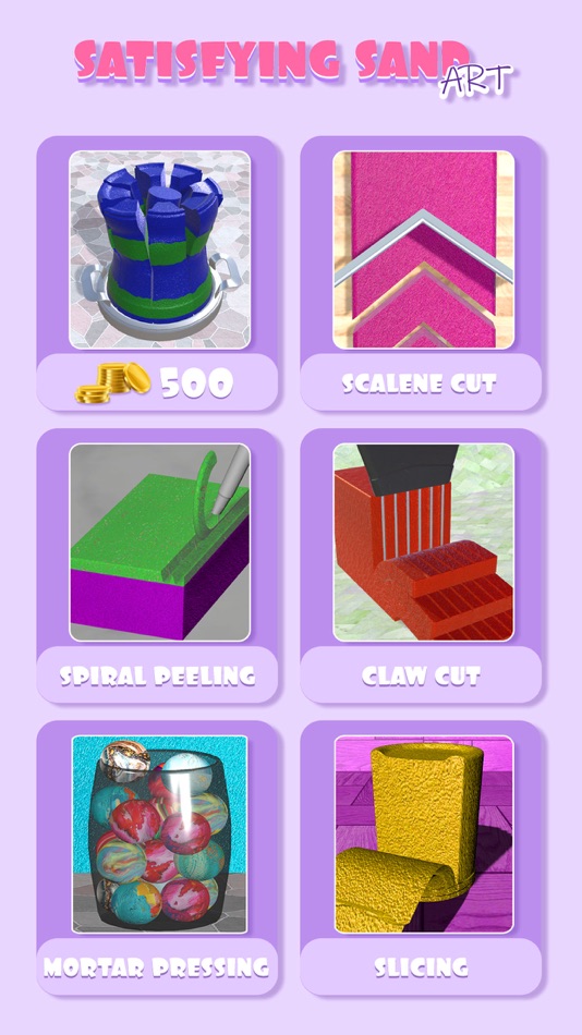 #1. Oddly Satisfying Sand Art! (iOS) 由: Sarah Shahzad