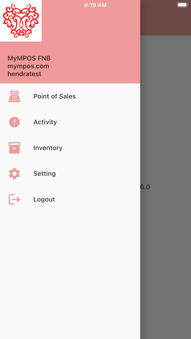 MyMPOS System Screenshot
