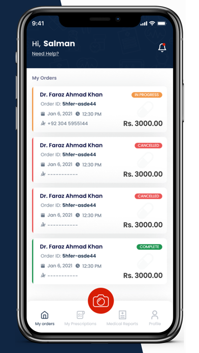 Kabyier - Patient Screenshot