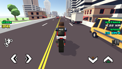 Blocky Moto Racing screenshot 1