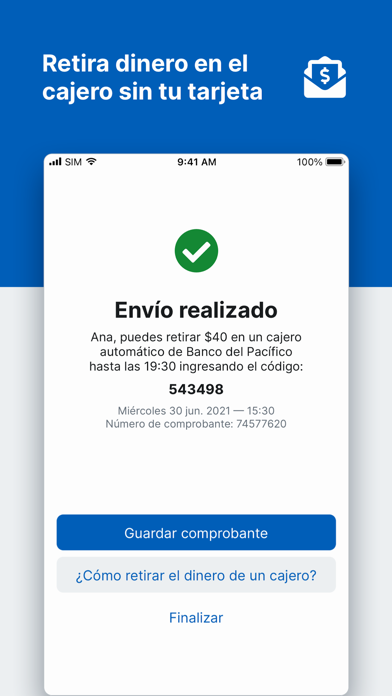 Banco del Pacífico Screenshot