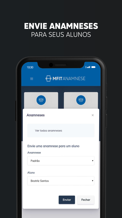 MFIT Anamnese Screenshot