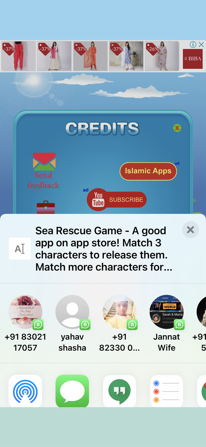 Sea Rescue Game