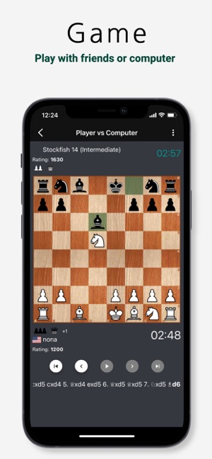 How do I play against the computer on the mobile app? (Android
