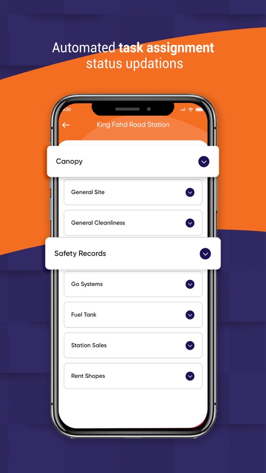 #5. GO Station Facility App (iOS) Podle: Adox solutions