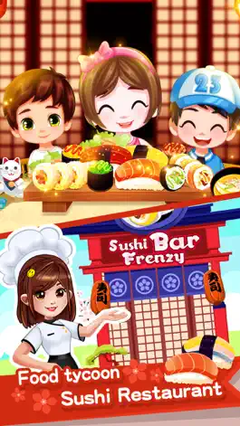 Game screenshot Sushi Bar Frenzy-cooking games mod apk